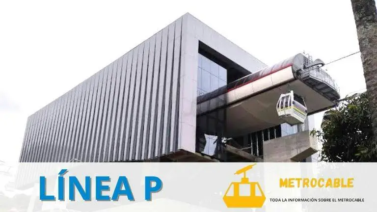 Metrocable Línea P de Medellín, entre Acevedo y El Progreso